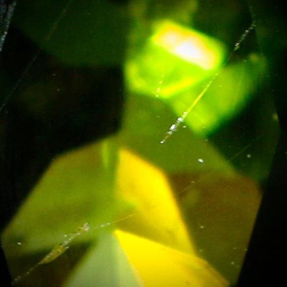 Green Tourmaline 1.70ct Solid 22K Yellow Gold Ring - Picture 3 of 8